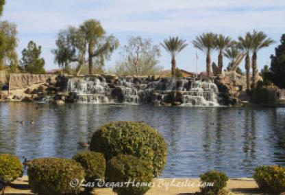 North Las Vegas Neighborhood Eldorado Aliante Park Lake